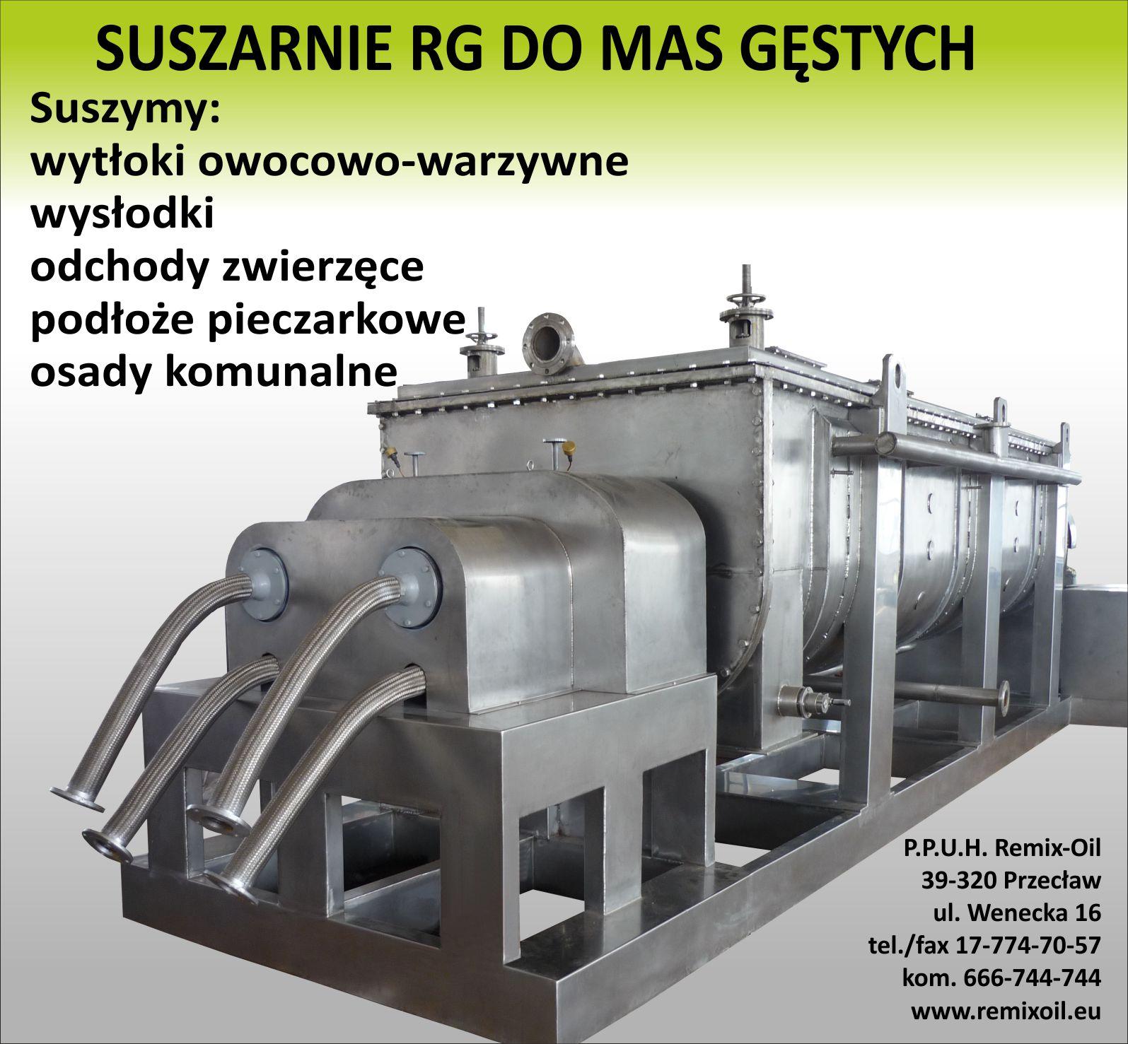 Suszarnie i Linie technologiczne do przerobu biomasy., Przecław