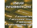 usługi informatyczne, strony www, serwisy internetowe, cała Polska