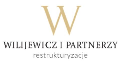 WILIJEWICZ I PARTNERZY RESTRUKTURYZACJE, Łódź, łódzkie