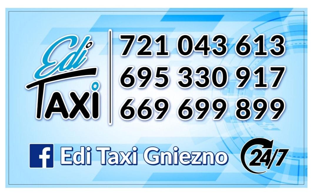 EDI TAXI Gniezno, wielkopolskie