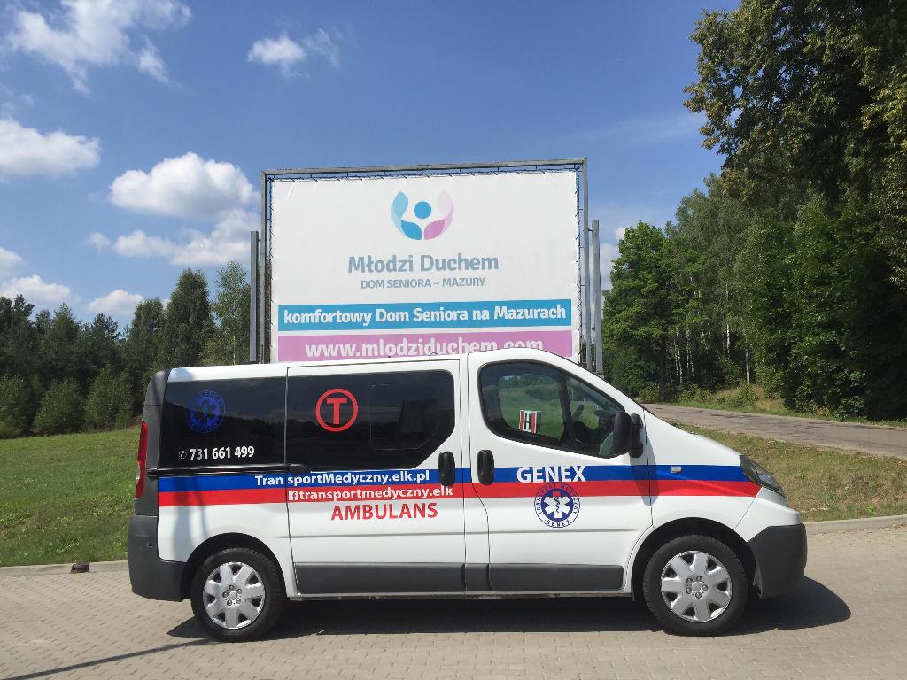 Transport medyczny,Ambulans sanitarny,Ełk,Genex,Pisz,Olecko,Suwałk