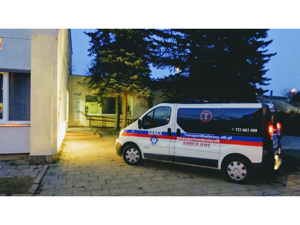 Transport medyczny,Ambulans sanitarny,Ełk,Genex,Pisz,Olecko,Suwałk