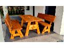 Meble ogrodowe drewniane , stół , ławka , krzesło hustawka dostawa
