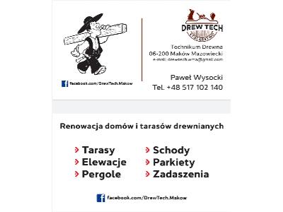 Tarasy drewniane i kompozytowe, nowoczesne budownictwo szkieletowe , Maków Mazowiecki  (mazowieckie)