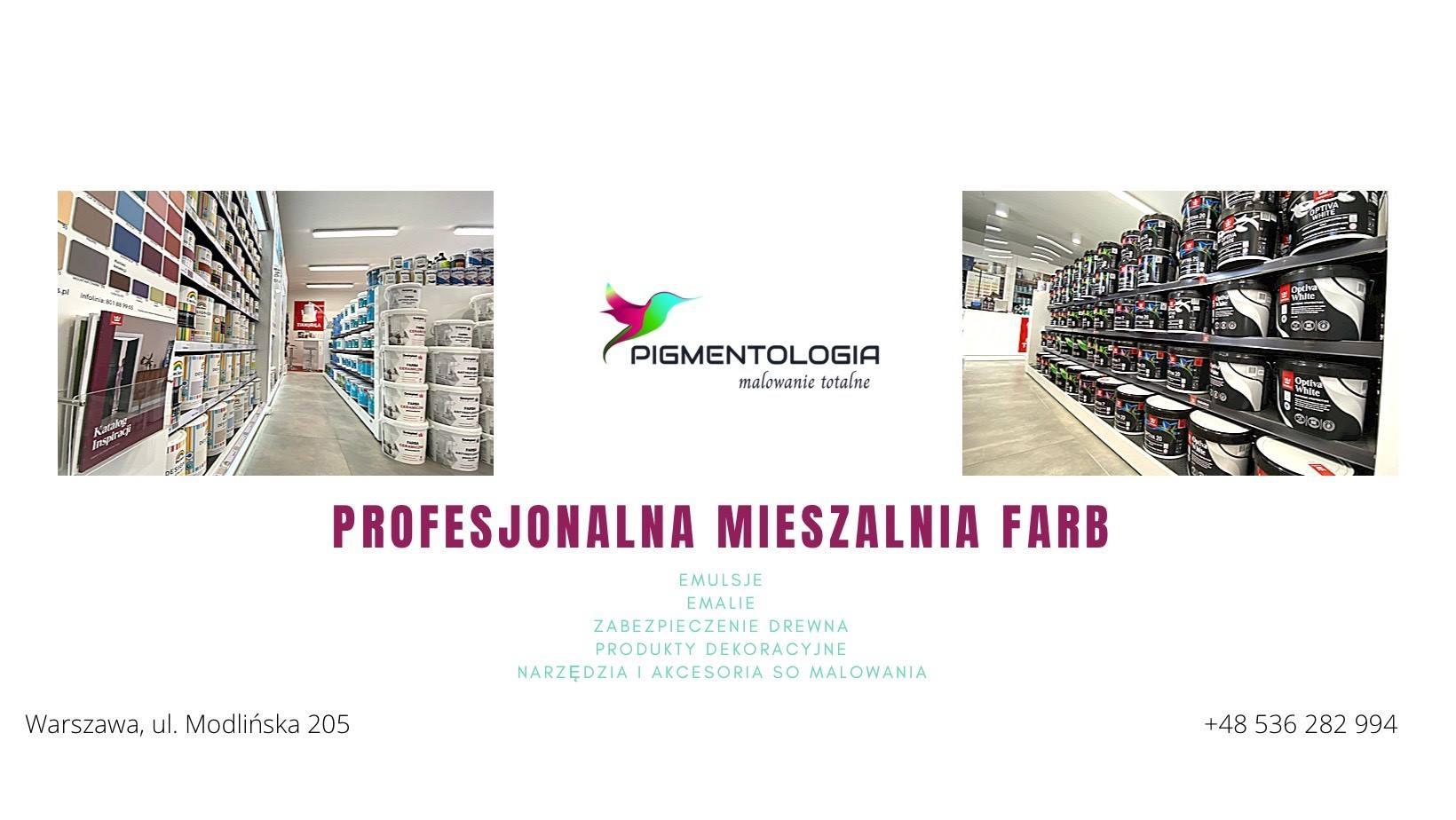 Farby Pigmentologia Warszawa - Sklep z farbami, mazowieckie