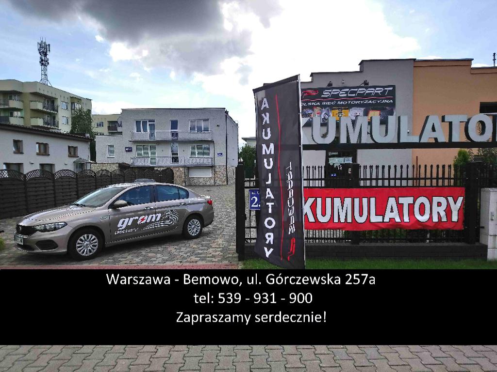 AKUMULATORY SPECPART DIAGNOSTYKA SPRZEDAŻ WYMIANA, WARSZAWA, mazowieckie