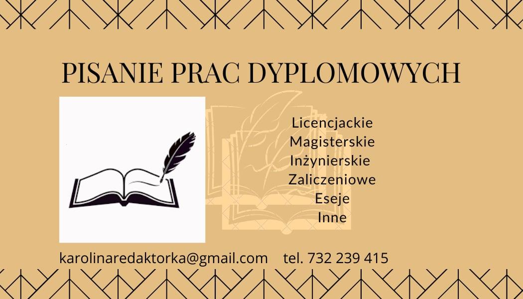 Pisanie prac licencjackich magisterkich