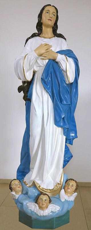 Figura Matki Bożej po konserwacji