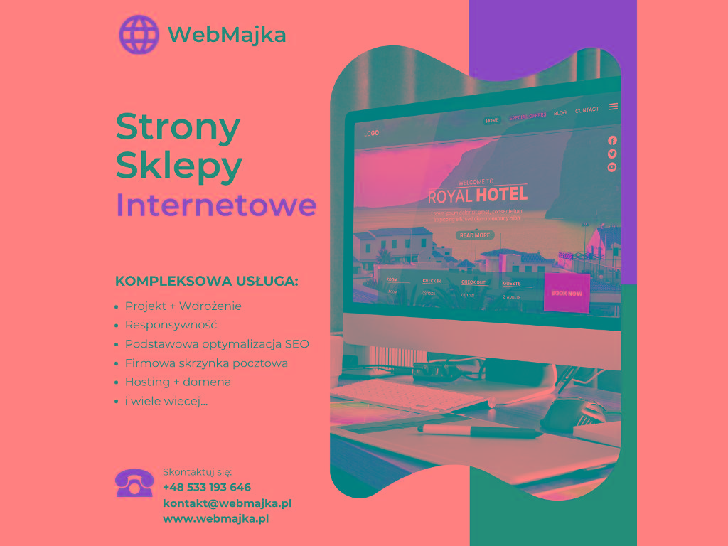WebMajka - Strony Internetowe Kielce, Nowiny, świętokrzyskie