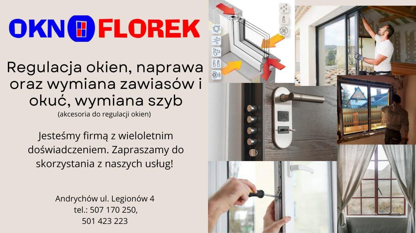 Okno Florek - drzwi, okna, rolety, bramy garażowe, Andrychów, małopolskie