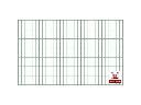 Panel ogrodzeniowy 2D 1030x2500 mm, drut fi 8 / 6 / 8 mm