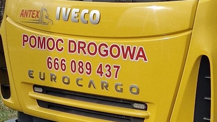 Pomoc drogowa ANTEX laweta transport, winda, firanka, Warszawa, mazowieckie