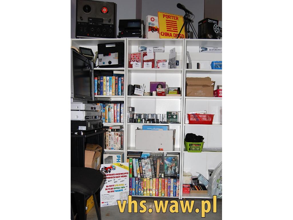 Przegrywanie kaset wideo VHS, audio, skanowanie zdjęć, konwersja DVD, Warszawa, mazowieckie