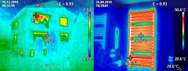 zdjęcia kamerą termowizyjną budynków,urządzeń,wycieków itp.