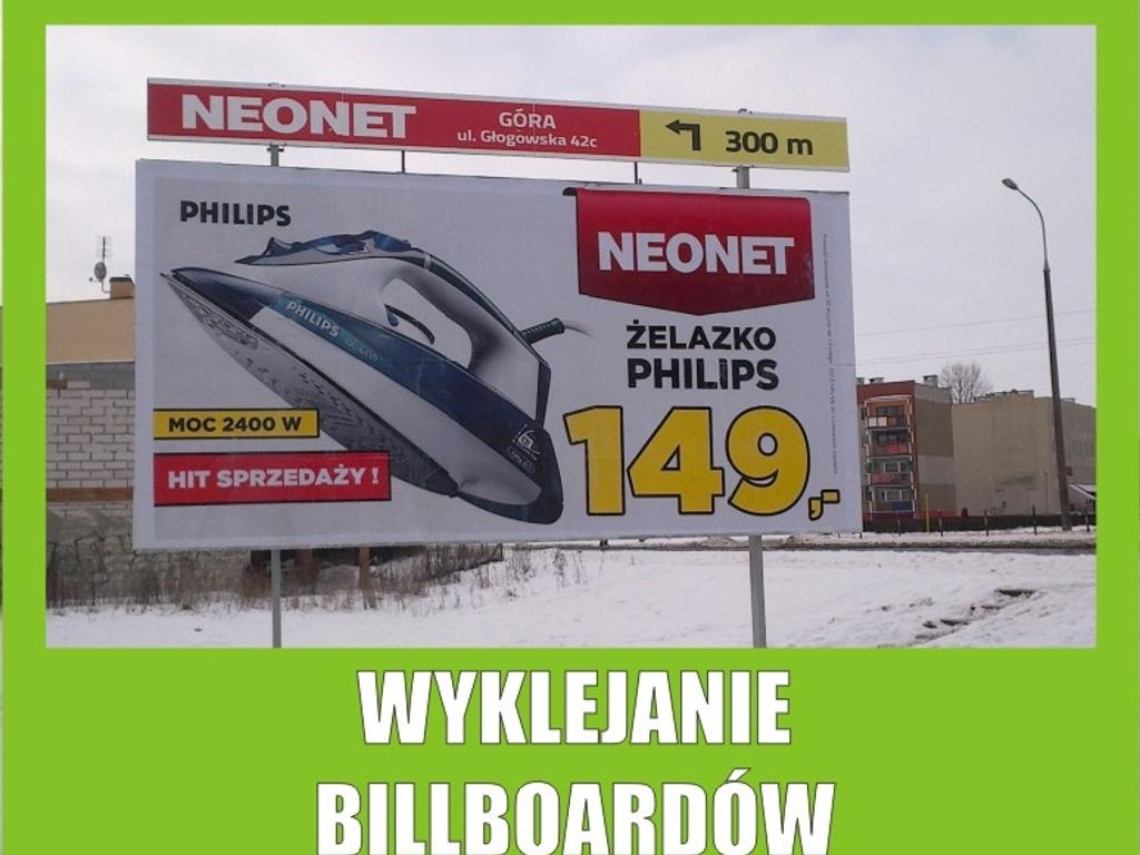 Profesjonalne Wyklejanie Billboardów,  Oklejanie  Bilbordów, Druk, Głogów, dolnośląskie