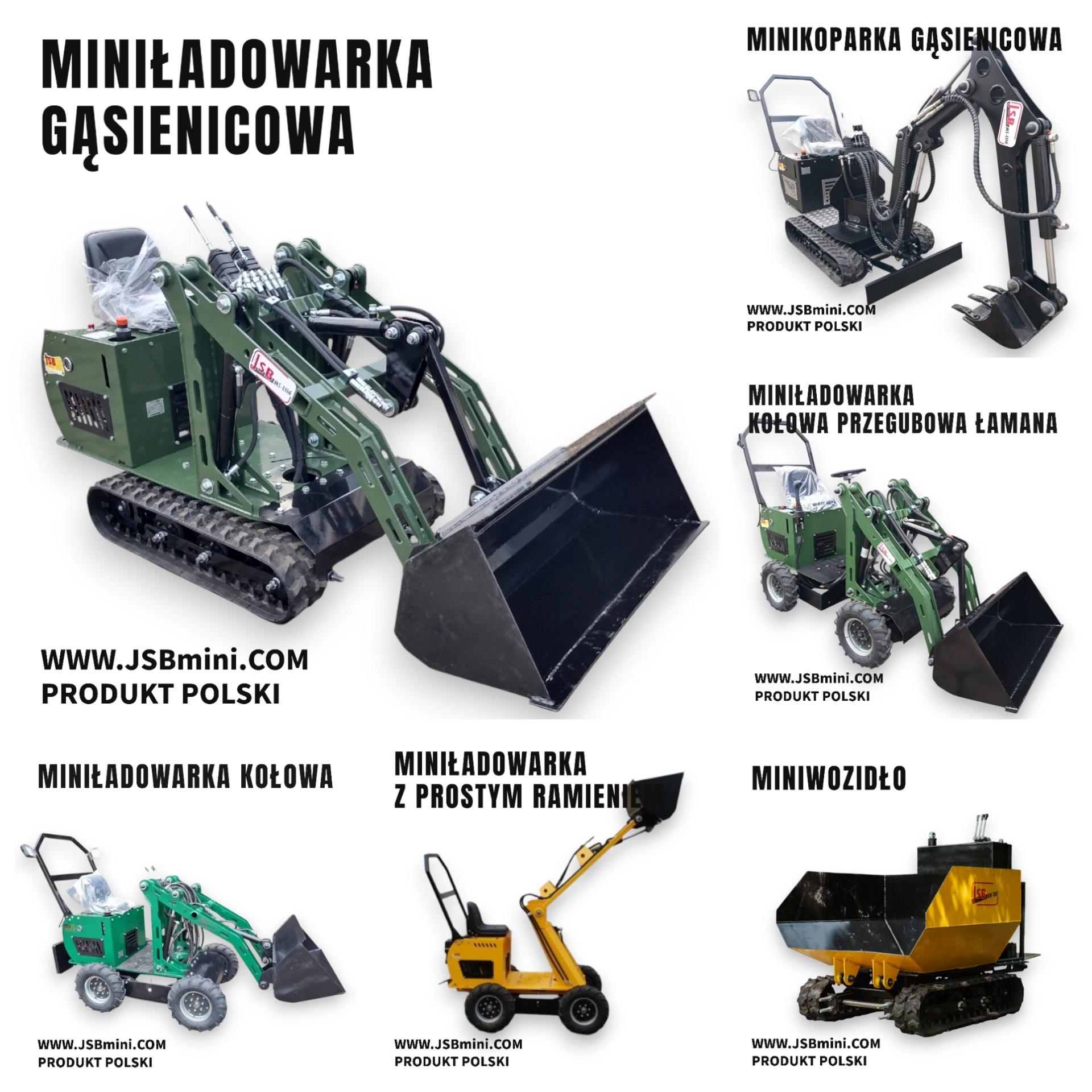 MINI ŁADOWARKA KOPARKA WOZIDŁO  -  NOWE PROSTO OD PRODUCNETA POLSKIEGO