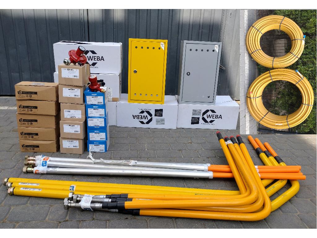 Przyłącze LPG gazu płynnego 2GN naziemne z reduktorami Gok