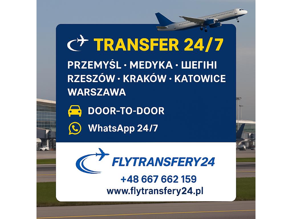 Transfer na lotnisko, Taxi ma lotniska, M Przemyśl, podkarpackie