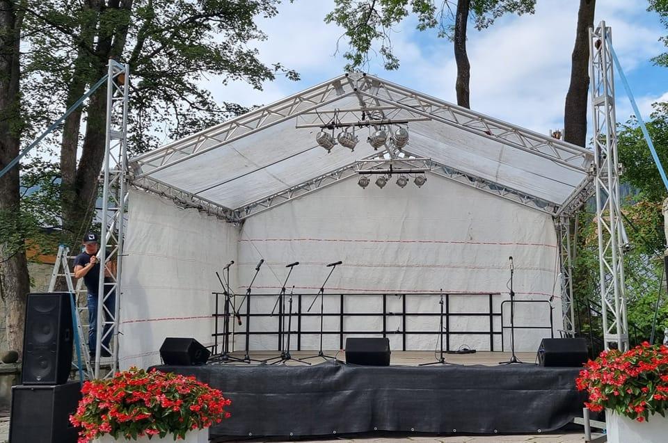 Wynajem sceny, oświetlenia, nagłośnienia, Poronin, Zakopane, małopolskie