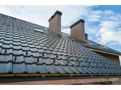 Blachodachówka imitująca dachówki ceramiczne  Majerowie