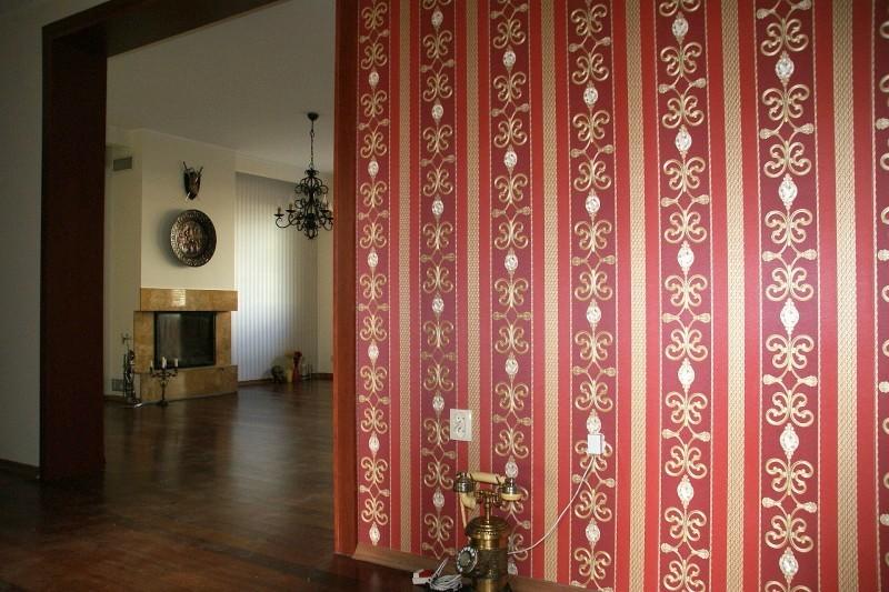 Tapetowanie, malowanie natryskowe