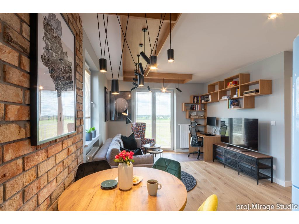 Zdjęcie z realizacji projektu mieszkania w stylu loft