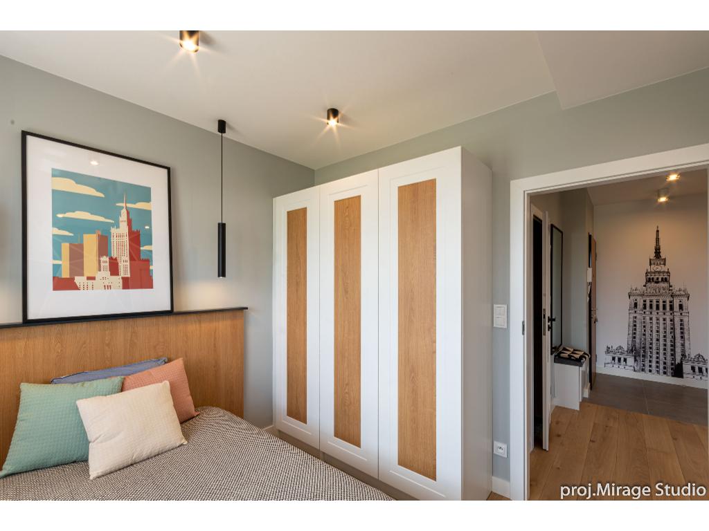 Zdjęcie realizacji sypialni w mieszkaniu w stylu loft