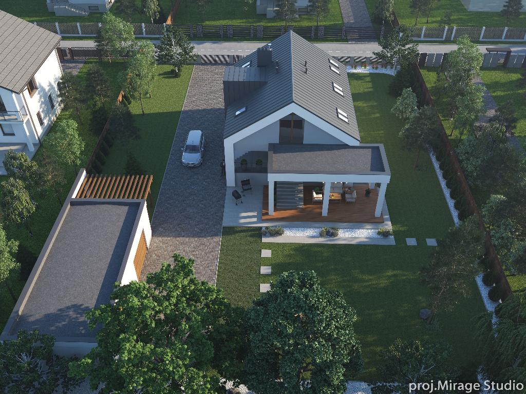 Projekt rozbudowy i przebudowy domu jednorodzinnego