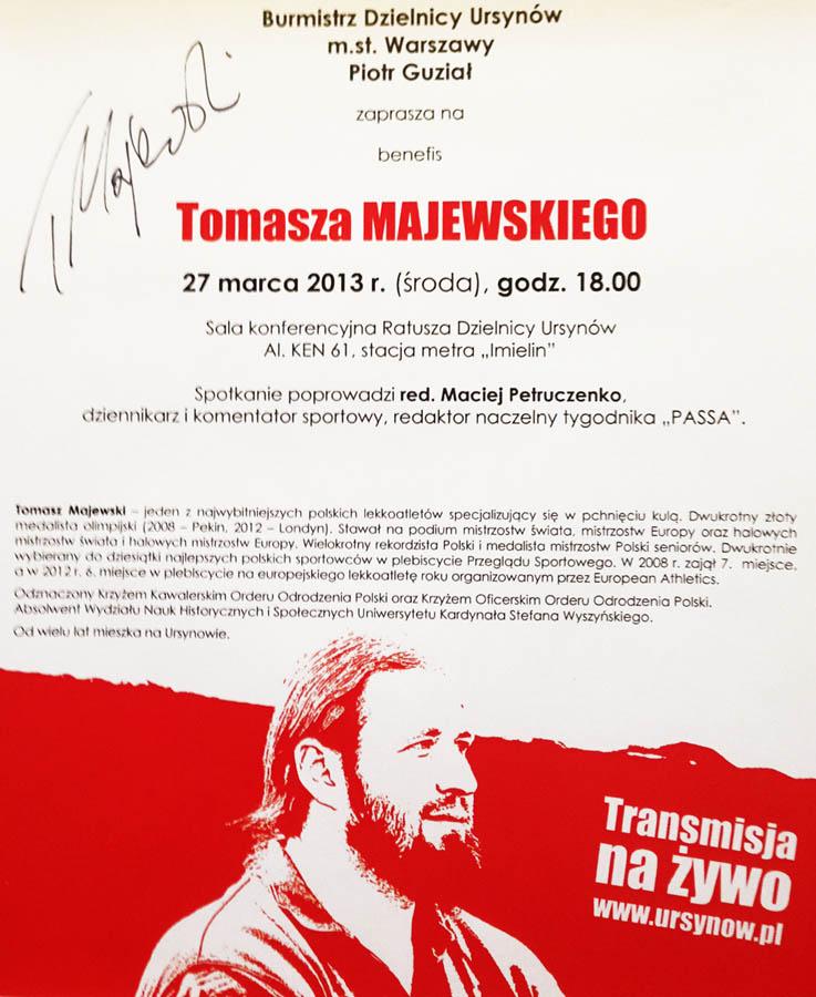 Projekty i podziękowania... Znany nie tylko na Ursynowie...