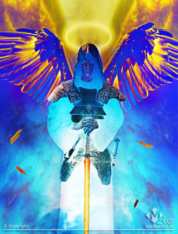 Archanioł - Grafika wykonana w Adobe Photoshop