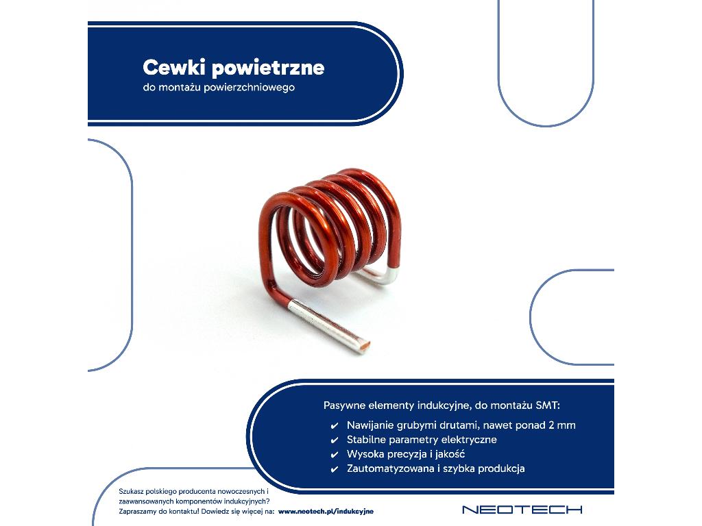 Cewki indukcyjne z grubych drutów NEOTECH