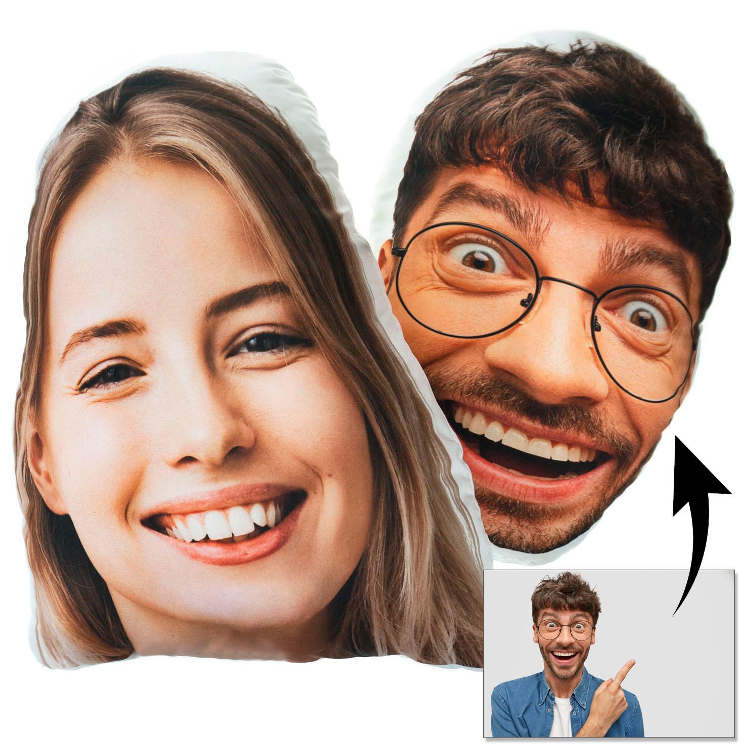 Foto Poduszka 3D ze zdjęciem uśmiechających się osób