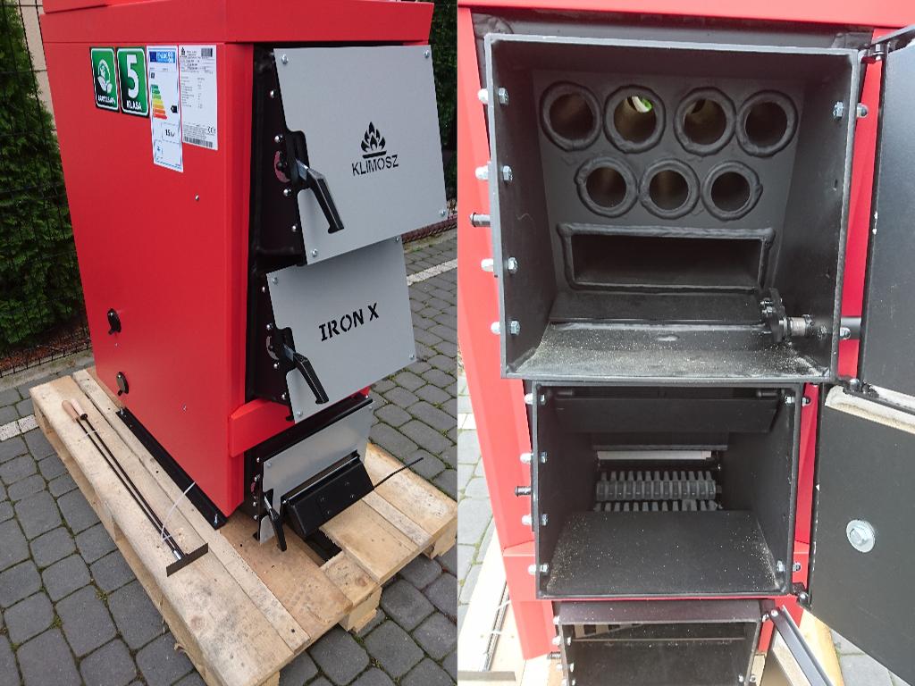 Klimosz Iron X 5 kl.ecodesign zasypowy na węgiel 15kw