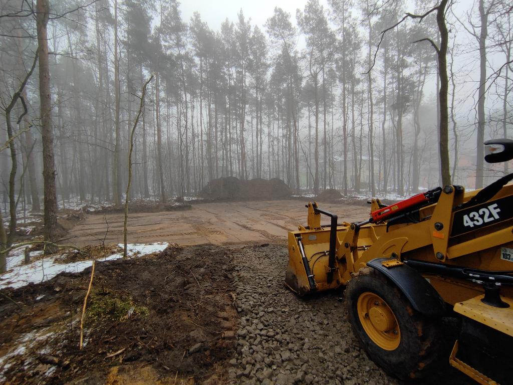 Usługi koparko ładowarką, wykopy, niwelacje, wyburzenia Warszawa, Wawe, mazowieckie