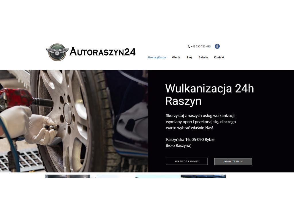  AutoRaszyn24 - Wulkanizacja 24h, Skup aut, motocykli i przyczep, Rybie, mazowieckie