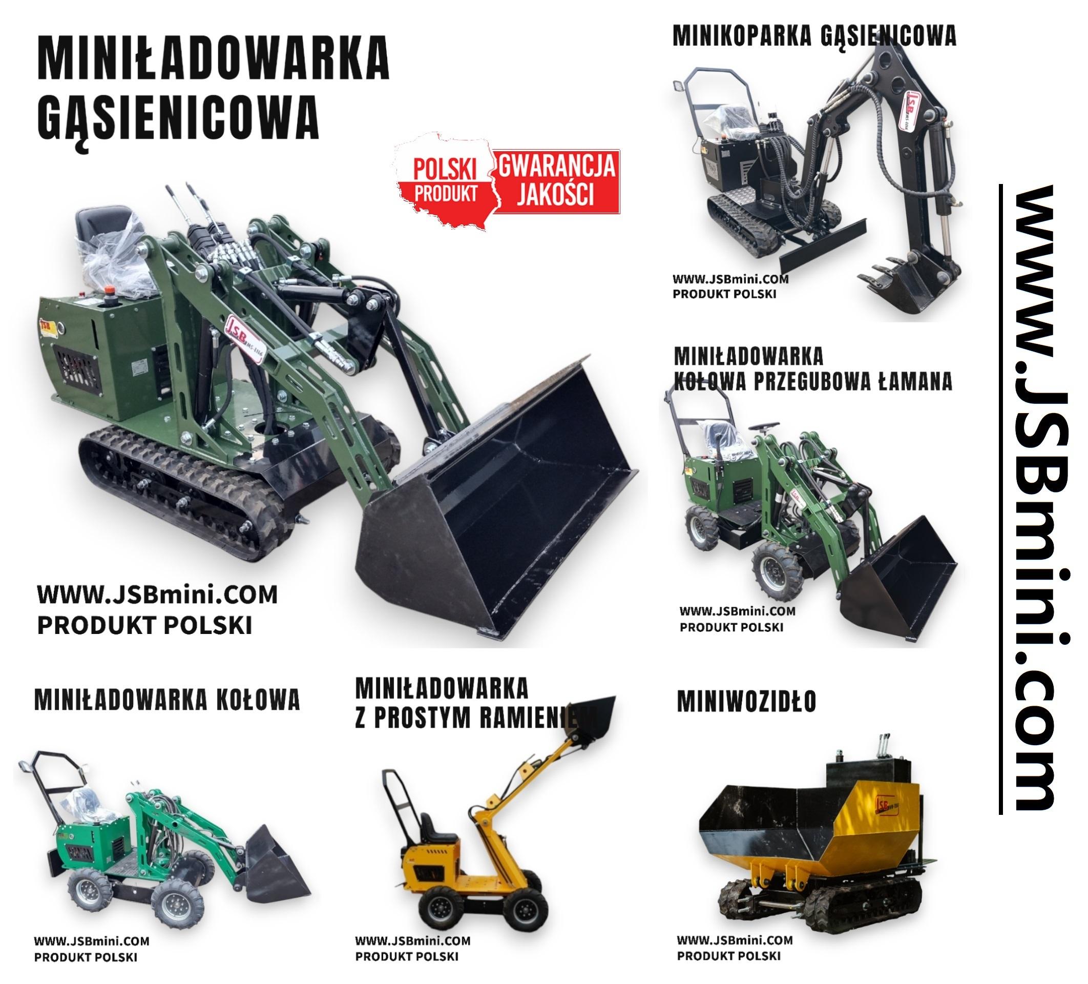 MINI ŁADOWARKA KOPARKA WOZIDŁO  -  NOWE PROSTO OD PRODUCNETA POLSKIEGO