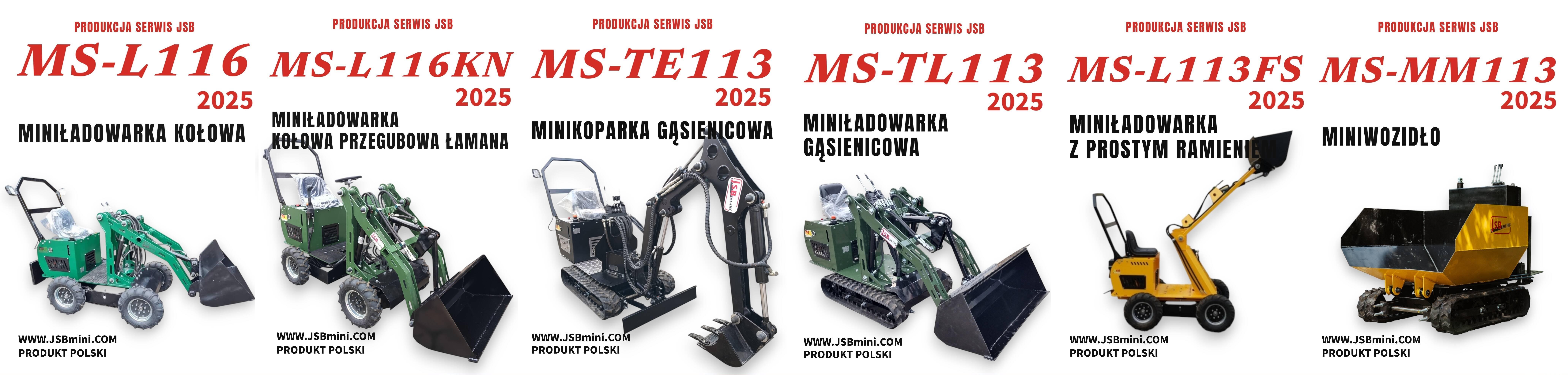 MINI ŁADOWARKA KOPARKA WOZIDŁO  -  NOWE PROSTO OD PRODUCNETA POLSKIEGO