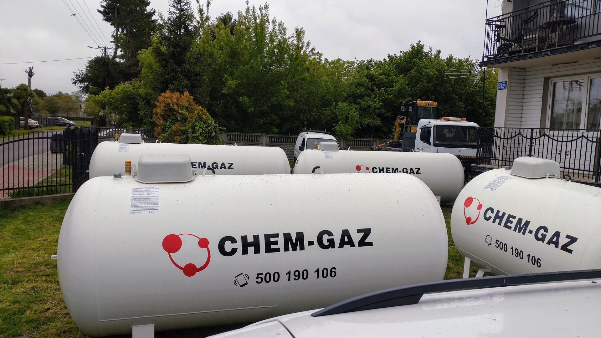 zbiorniki na gaz LPG propan Chemet 2700,3650,4850 litrów