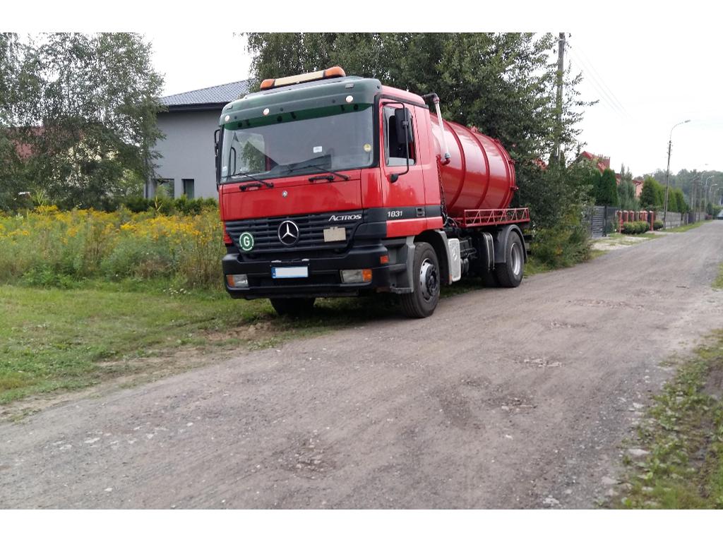 oprużniarka szamb 11m3 z opcją udrażniania rur