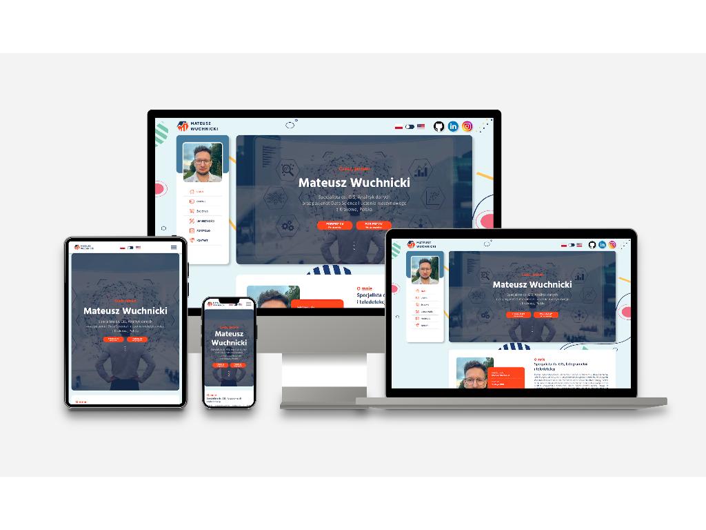 Strona One Page na każdym urządzeniu - MattCraft Studio