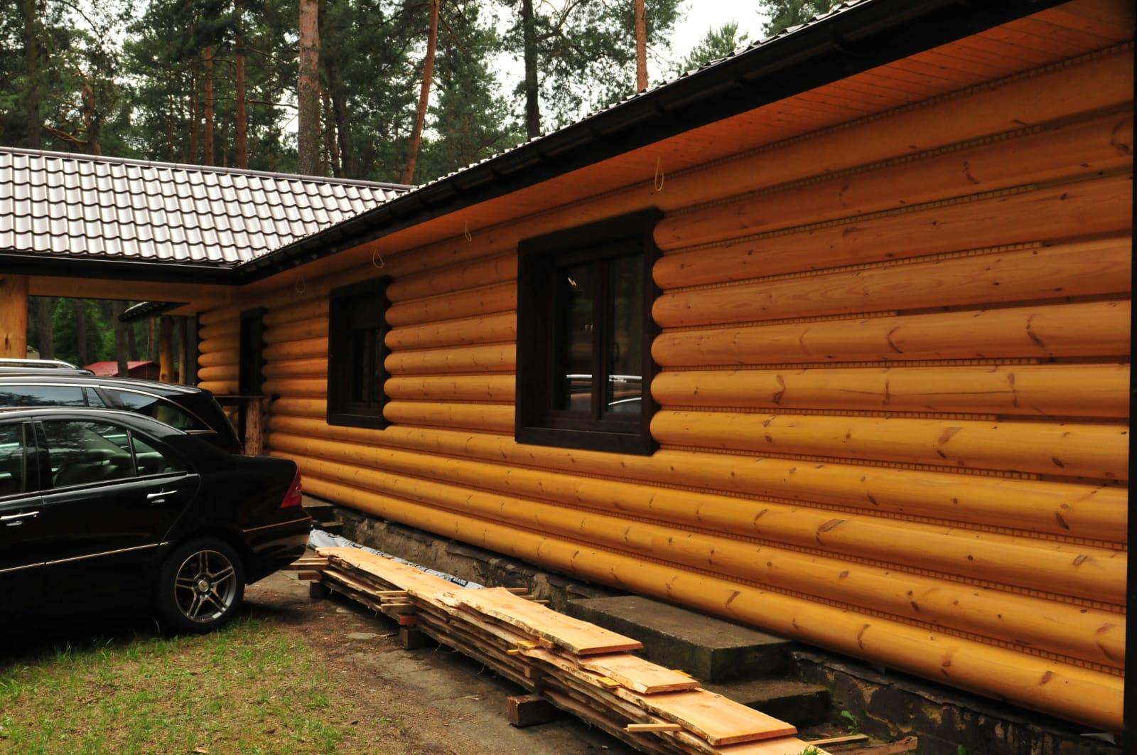Bale elewacyjne / szalówka / sosna / świerk, Domanice