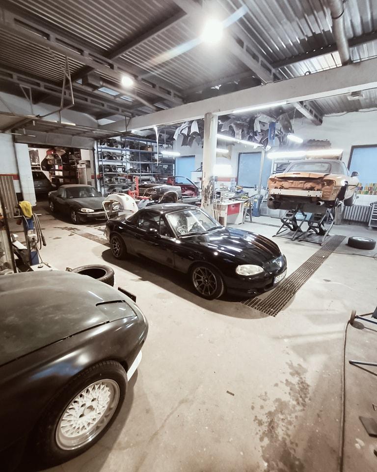 Warsztat samochodowy mechaniczny, blacharstwo, lakiernictwo Mazda MX-5, Reda, pomorskie