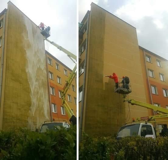 MYCIE ELEWACJI, dachów, CZYSZCZENIE KOSTKI BRUKOWEJ, Lublin, Wojciechów, Warszawa, Rzeszów,, lubelskie