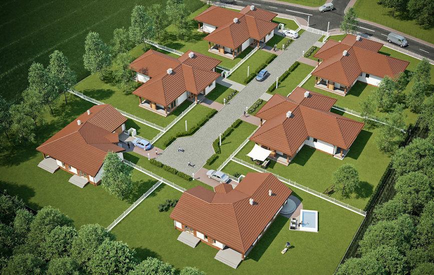 Zespół domów jednorodzinnych