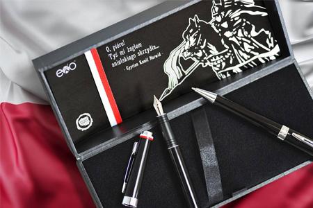 Polskie długopisy reklamowe EXO z flagą Polski