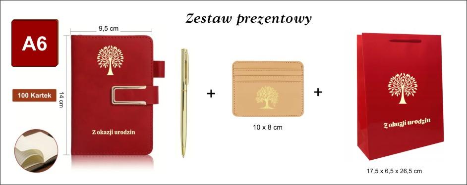 Zestaw prezentowy granatowy zakup od 5 sztuk