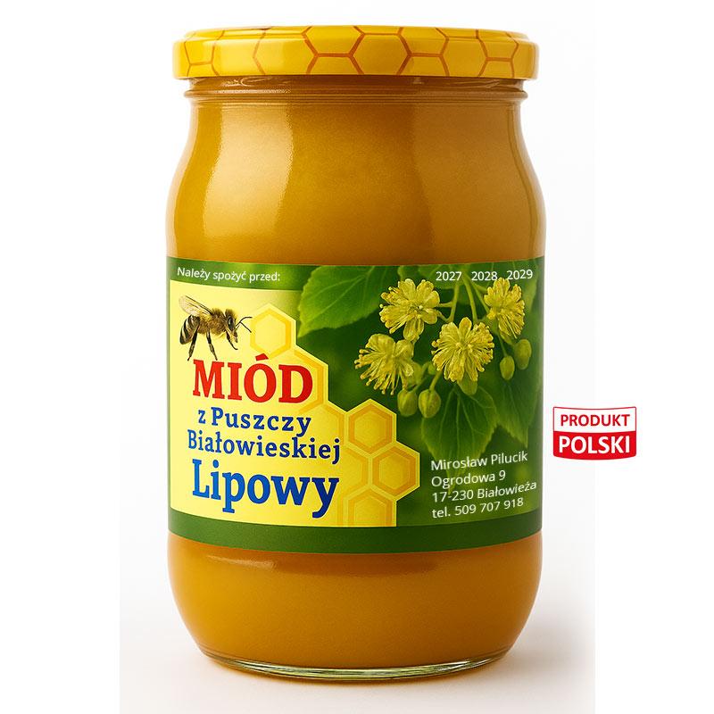 MIód lipowy  -  miód białowieski