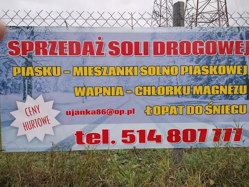 Sól drogowa, chlorek wapnia chl, magnezu , piasek , mieszanka , łopaty,, Warszawa