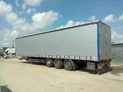 Dach do naczepy z wytrzymałej plandeki PVC - kliknij, aby powiększyć