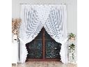 Firana zakładana z woalu kresz, firana szyta na wymiar